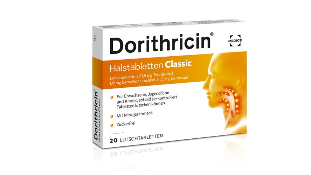 Dorithricin: Bekämpft Bakterien <u>und</u> Viren